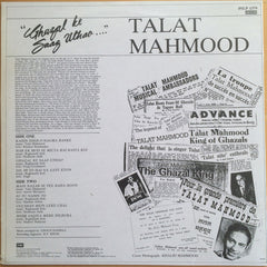Talat Mahmood - Ghazal Ke Saaz Uthao (Vinyl)