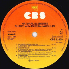 Shakti (2) With John McLaughlin - Natural Elements (Vinyl)