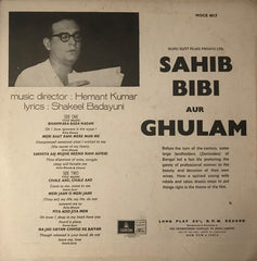 Hemant Kumar, Shakeel Badayuni - Sahib Bibi Aur Ghulam (Vinyl)