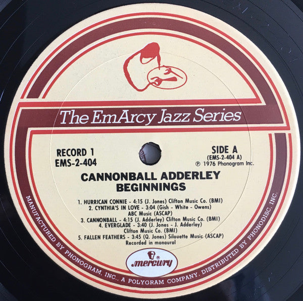 Cannonball Adderley - Beginnings (Vinyl) (2)