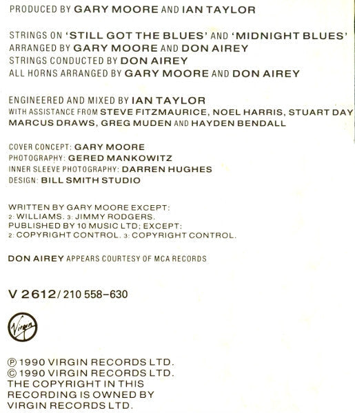 Gary Moore - Still Got The Blues (Vinyl)