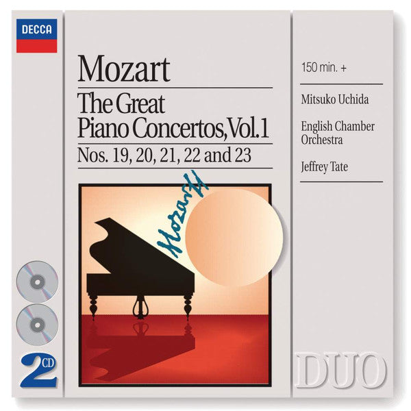 Wolfgang Amadeus Mozart - Mitsuko Uchida, English Chamber Orchestra, Jeffrey Tate - The Great Piano Concertos, Vol. 1 (Nos. 19, 20, 21, 22 And 23) (CD) (2)