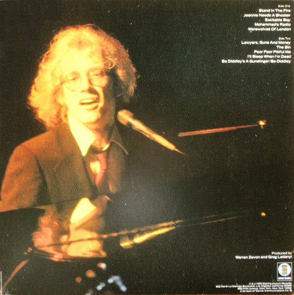 Warren Zevon - Stand In The Fire (Recorded Live At The Roxy) (Vinyl)