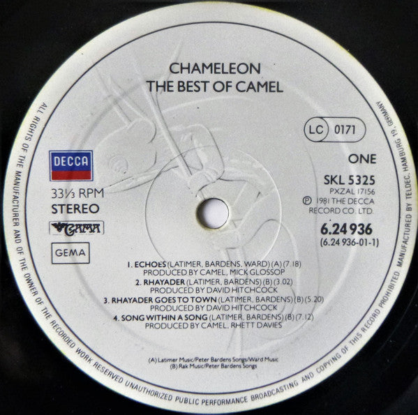 Camel - Chameleon The Best Of Camel (Vinyl)