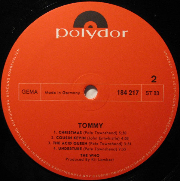 Who, The - Tommy (Vinyl) (2)