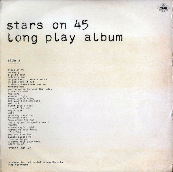 Stars On 45 - Long Play Album (Vinyl)