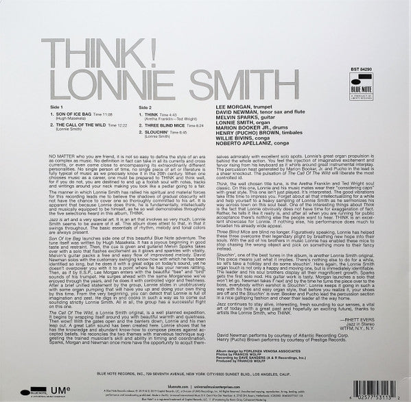 Lonnie Smith - Think! (Vinyl)