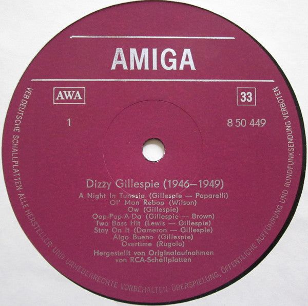 Dizzy Gillespie - Dizzy Gillespie (Vinyl)