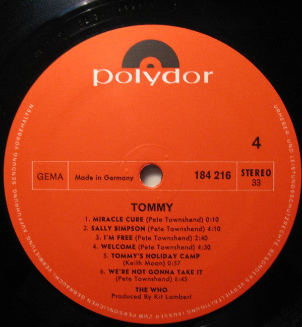 Who, The - Tommy (Vinyl) (2)