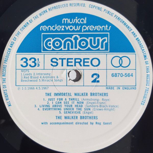 Walker Brothers, The - The Immortal Walker Brothers (Vinyl)