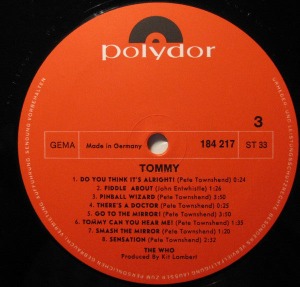 Who, The - Tommy (Vinyl) (2)