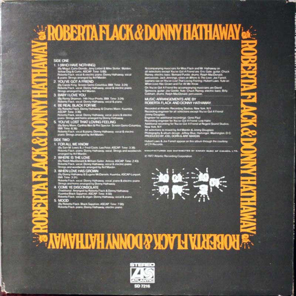 Roberta Flack & Donny Hathaway - Roberta Flack & Donny Hathaway (Vinyl)