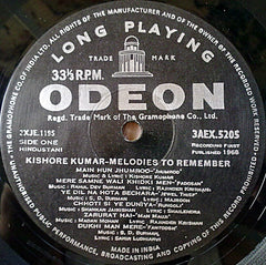Kishore Kumar - Melodies To Remember (Vinyl)