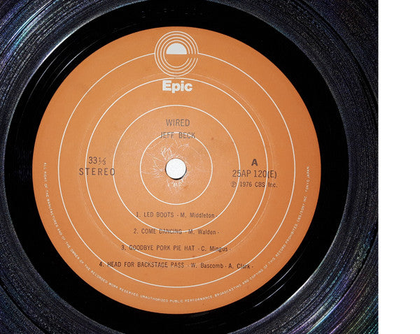 Jeff Beck - Wired (Vinyl)