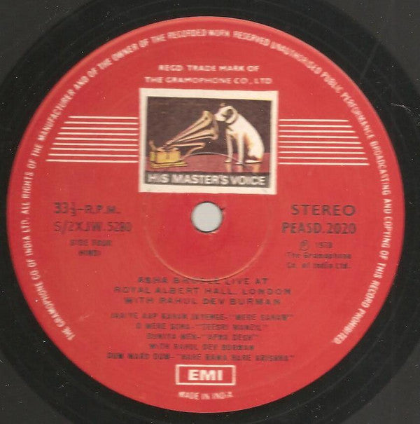 Asha Bhosle, R. D. Burman - Live At Royal Albert Hall, London (Vinyl) (2)