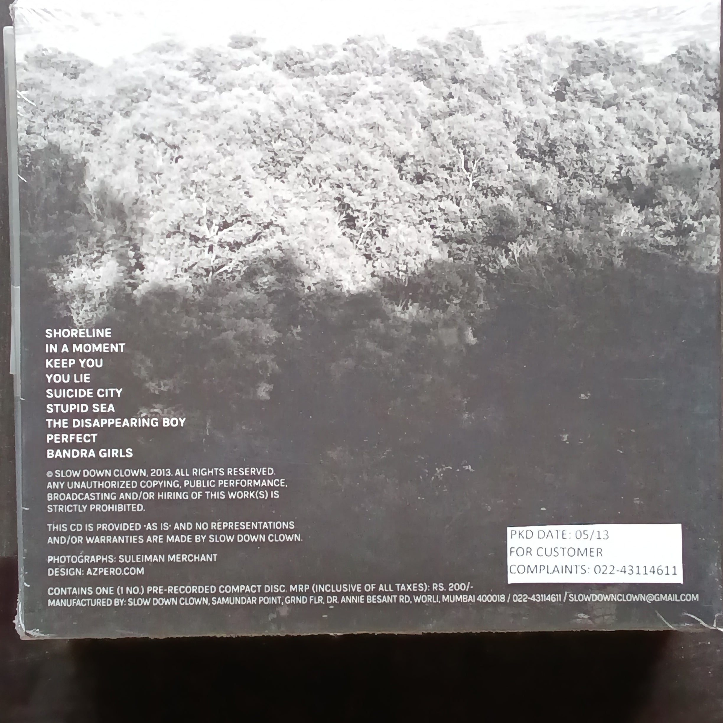 Slow Down Clown - Forget The Night (CD)
