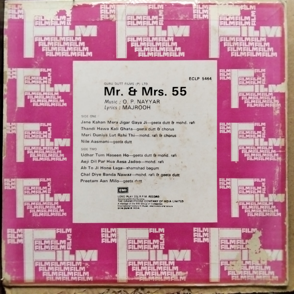 O. P. Nayyar - Mr. & Mrs. 55 (Vinyl)