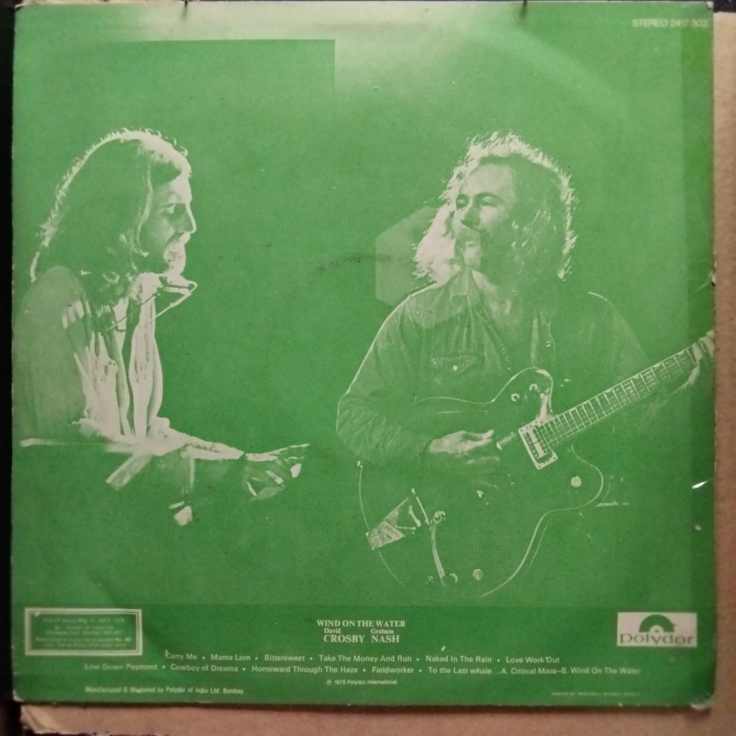 David Crosby Graham Nash*  - Wind On The Water (Vinyl)