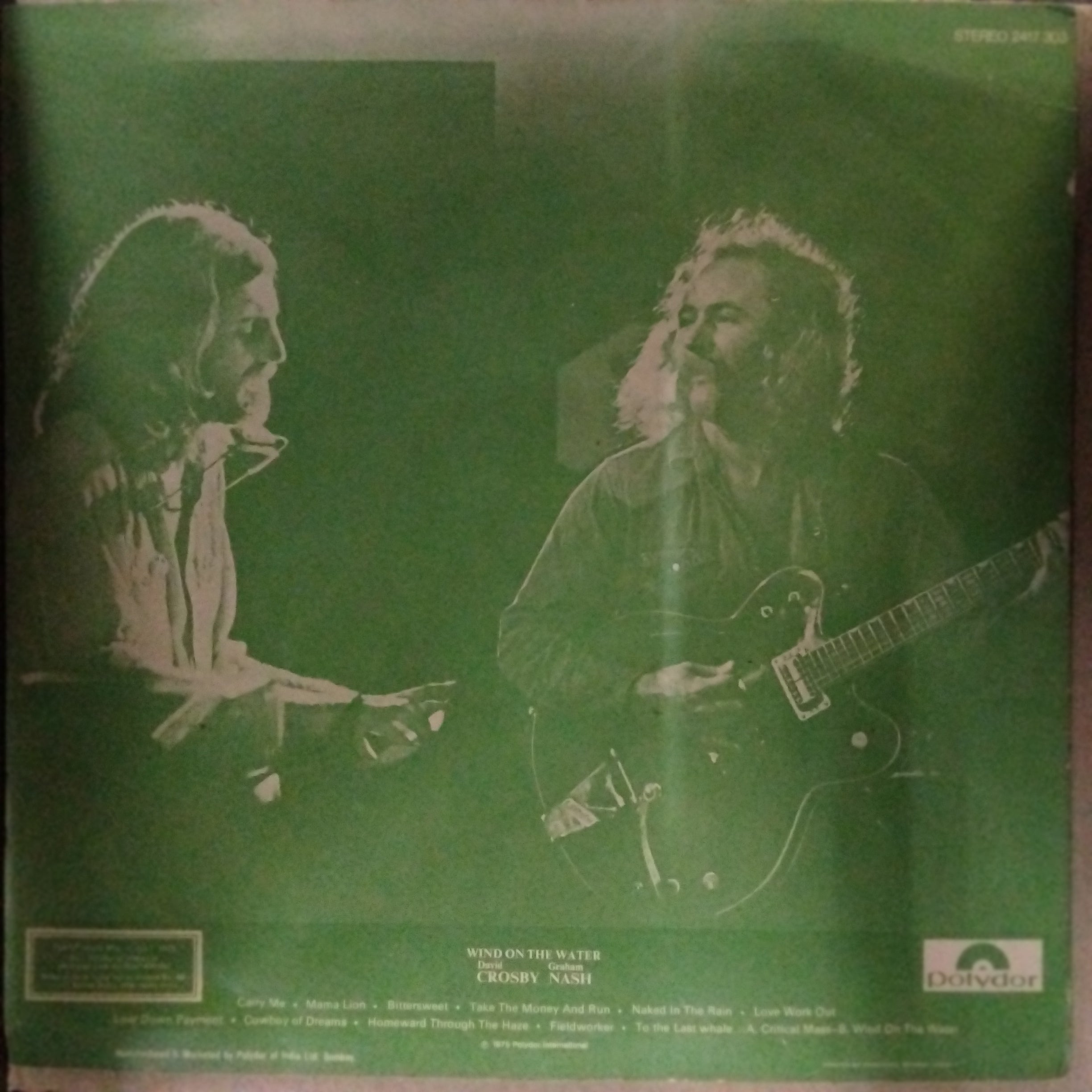 David Crosby Graham Nash* - Wind On The Water (Vinyl)