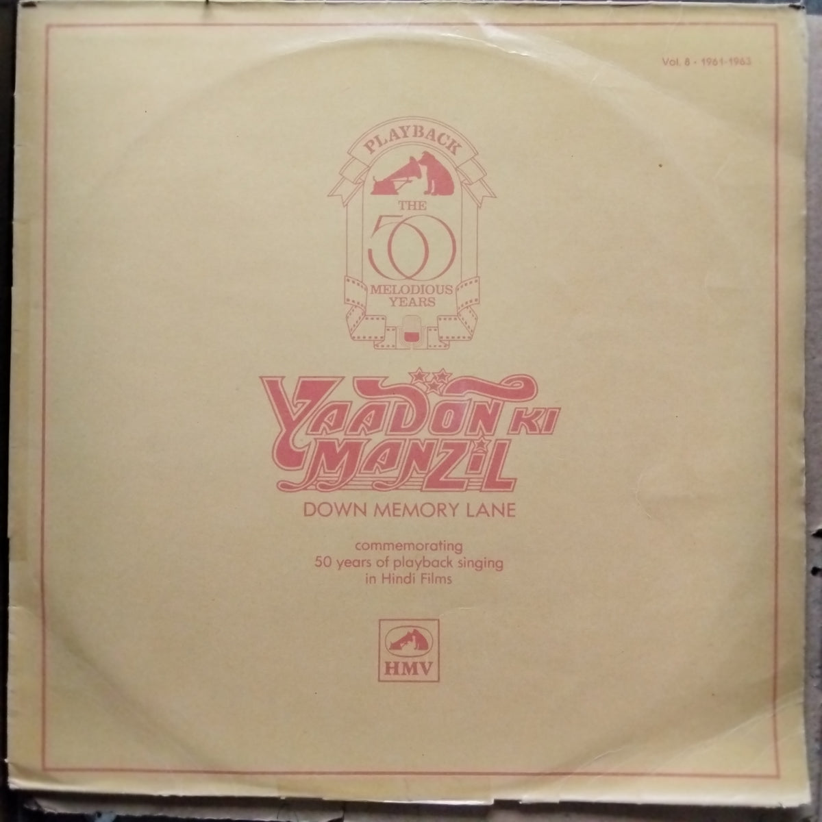 Various - Yaadon Ki Manzil - Down Memory Lane - Vol. 8 (1961-1963) (Vinyl)