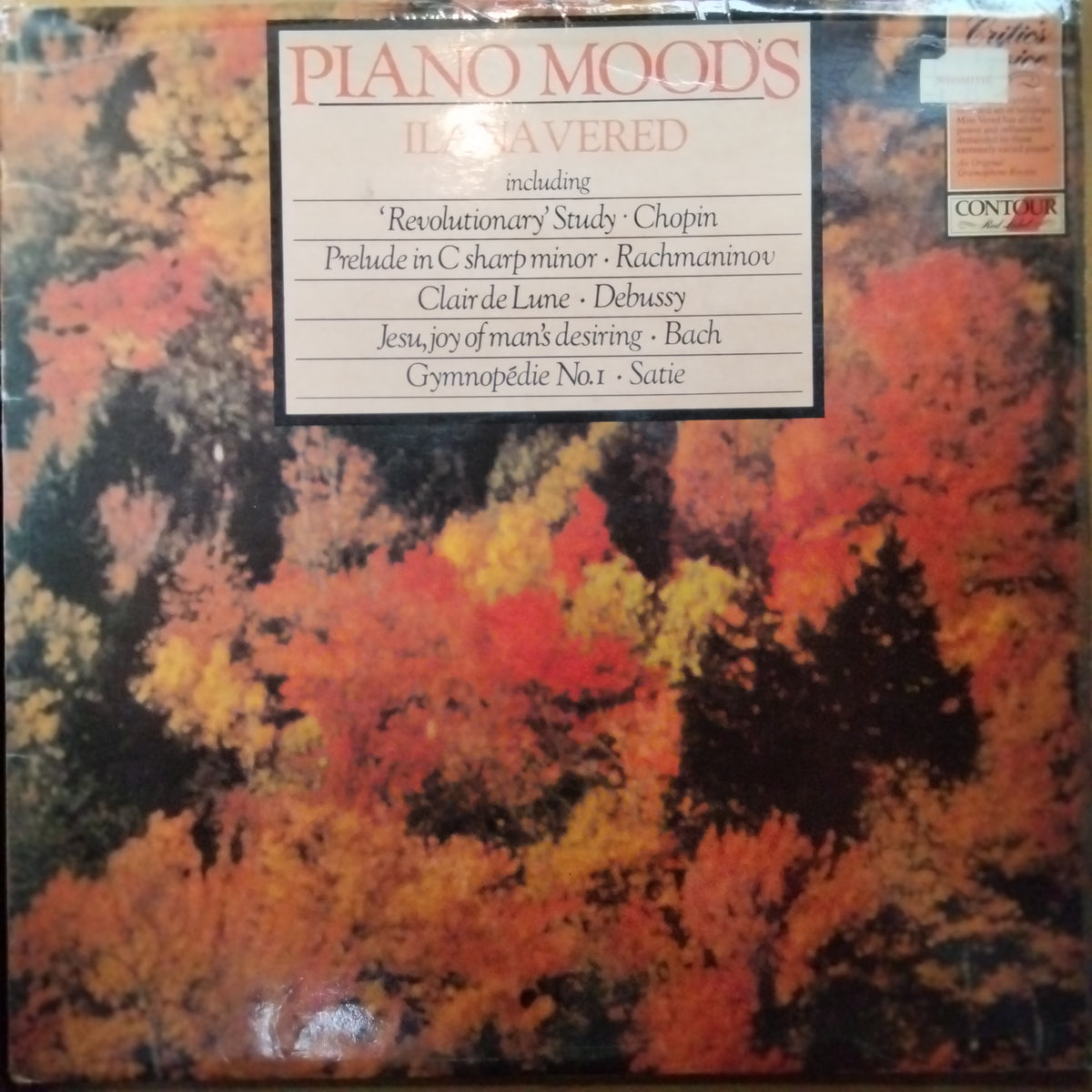 Ilana Vered  - Piano Moods (Vinyl)