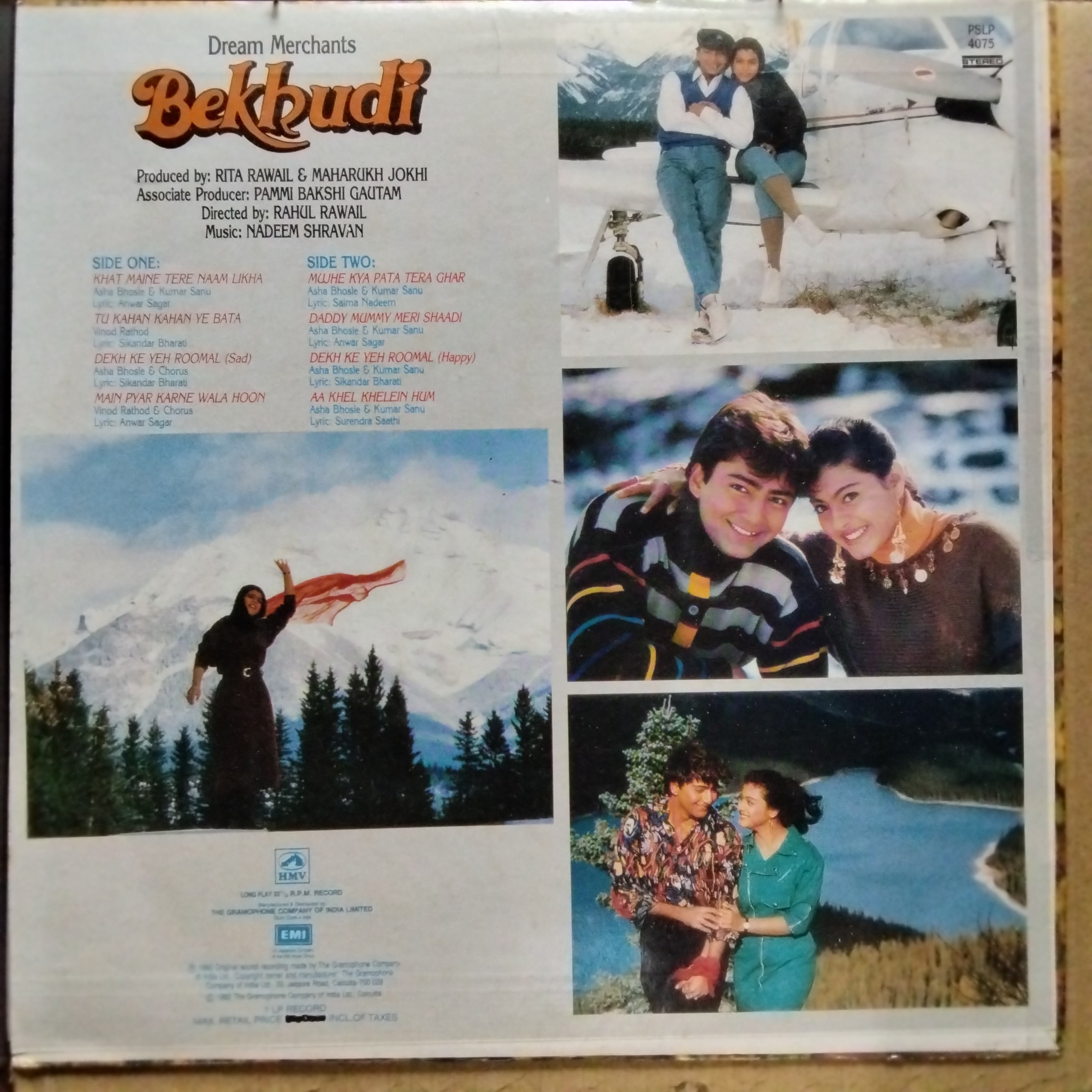 Nadeem Shravan  - Bekhudi  (Vinyl)