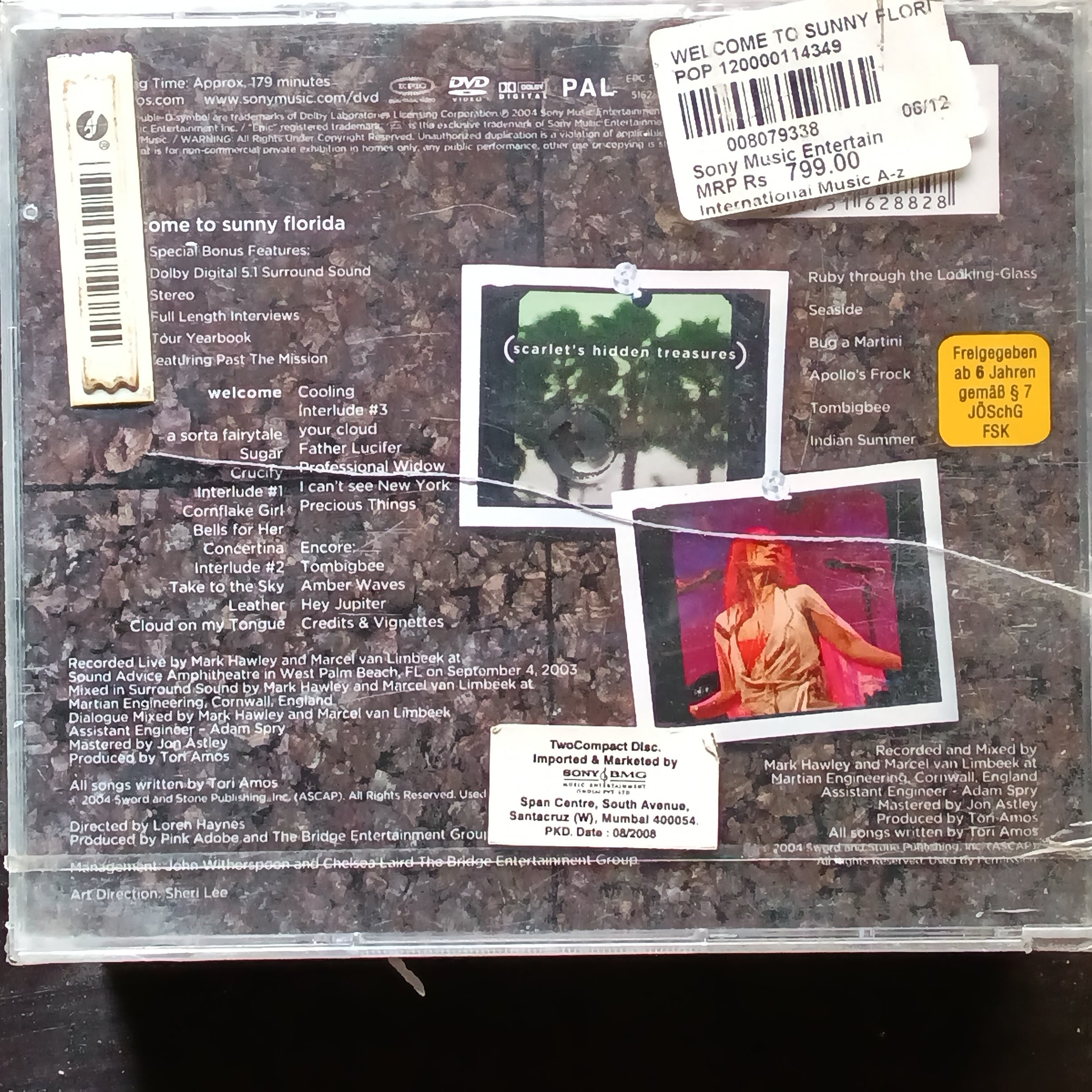 Tori Amos - Welcome To Sunny Florida (CD)