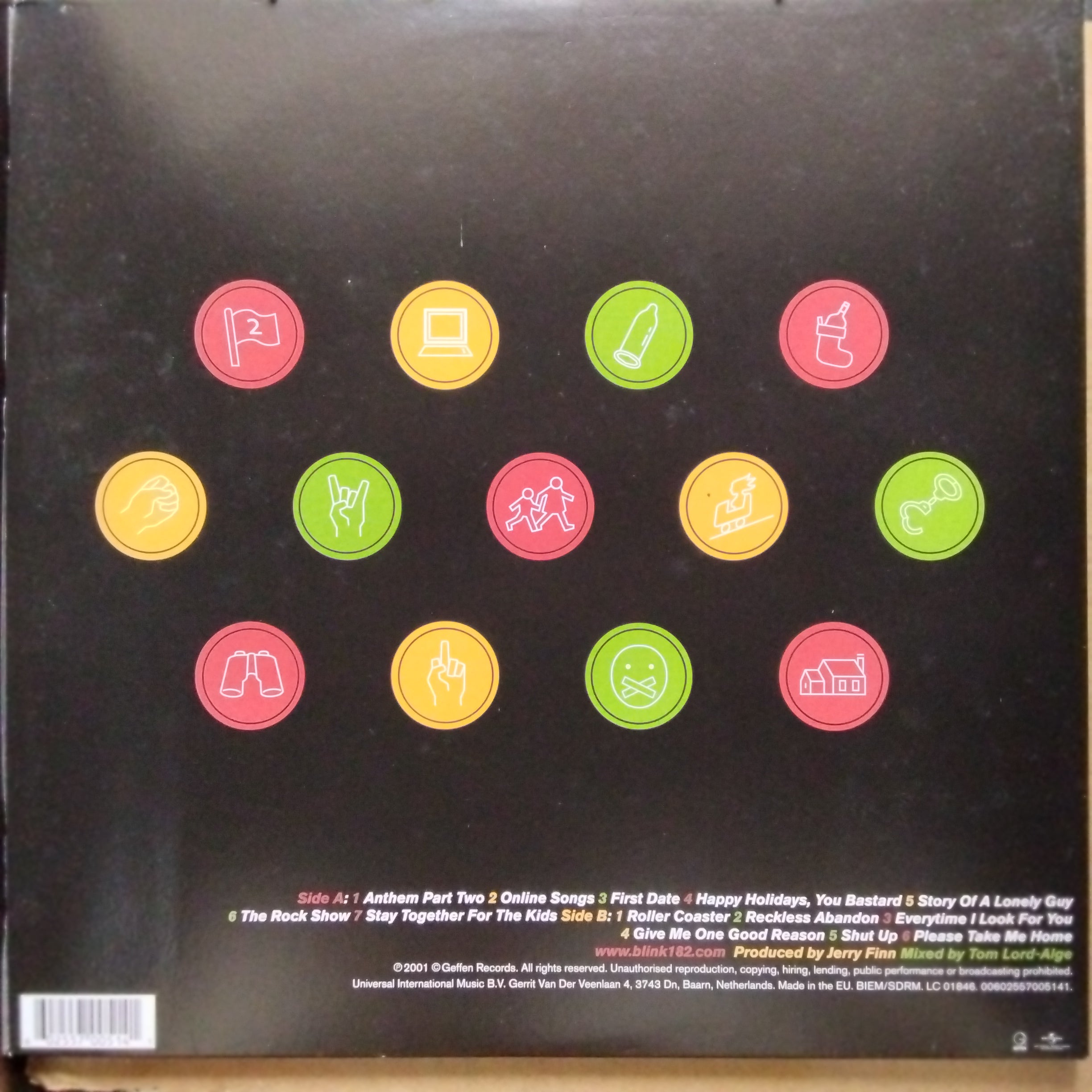 Blink-182  - Take Off Your Pants And Jacket (Vinyl)