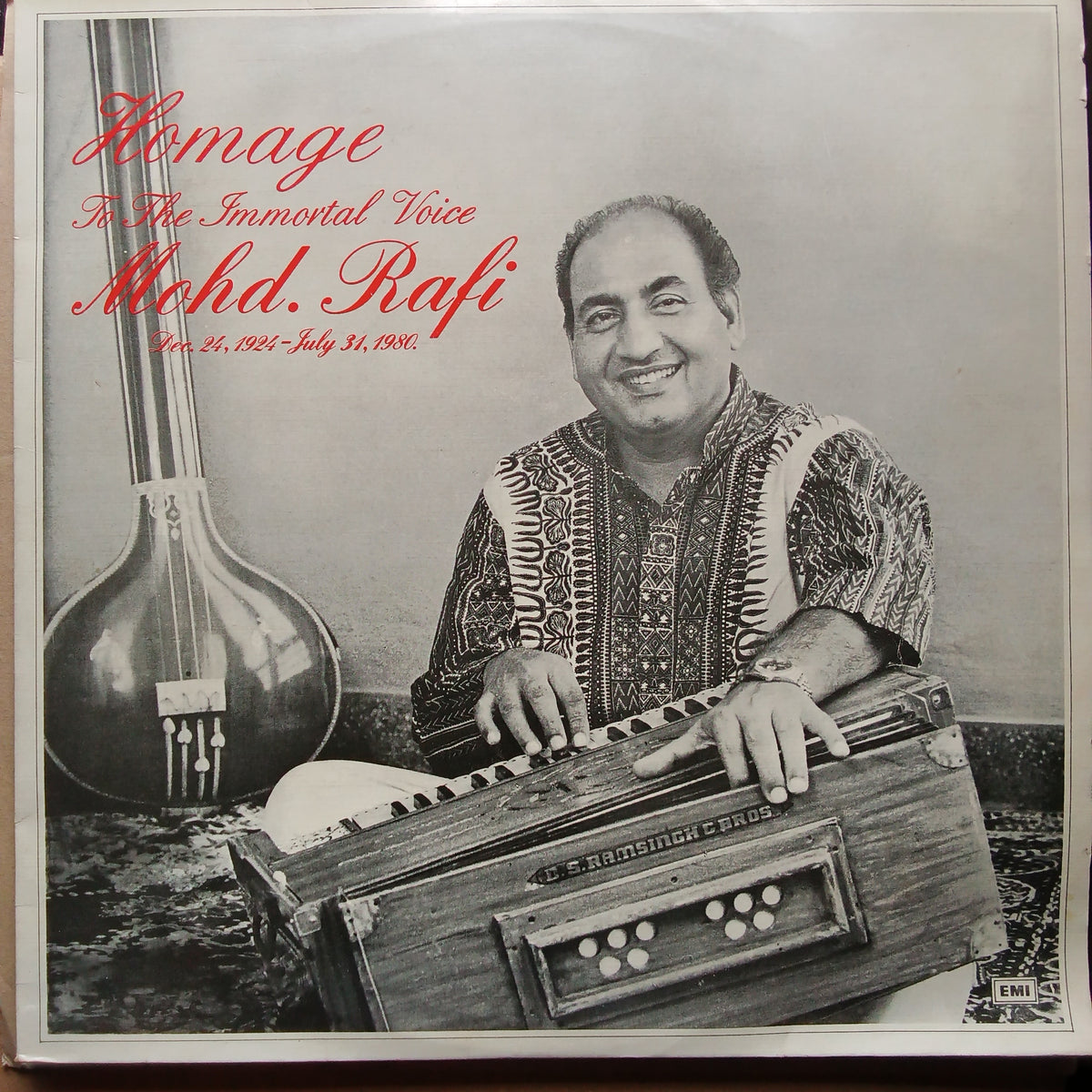 Mohd. Rafi - Homage To The Immortal Voice  (Vinyl)