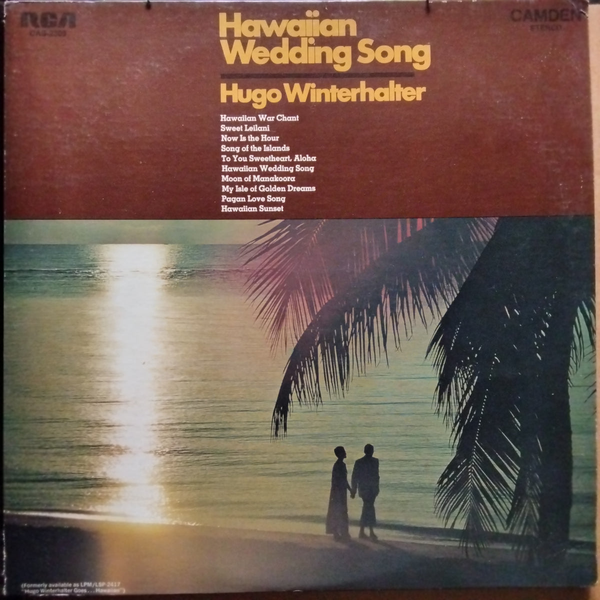 Hugo Winterhalter - Hawaiian Wedding Song (Vinyl)