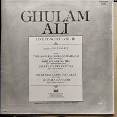 Ghulam Ali  - Live Concert • Vol. III (Vinyl)