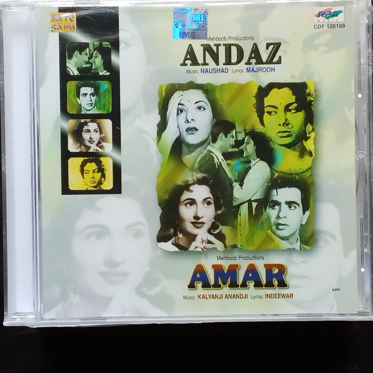 Naushad + Kalyanji Anandji  - Andaz + Amar (CD)