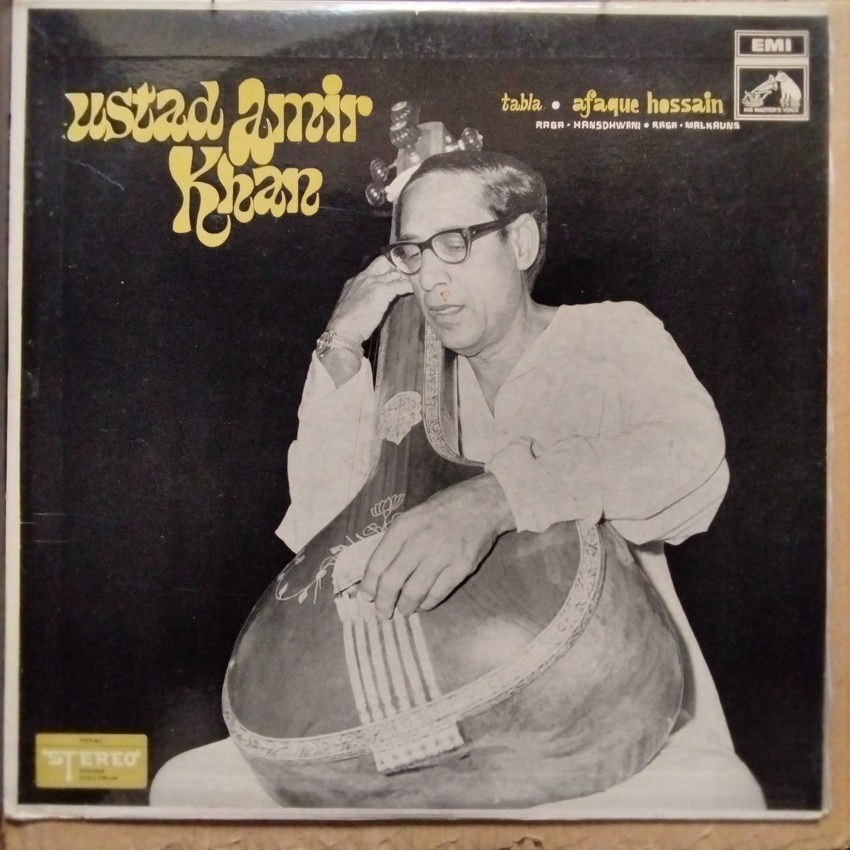 Ustad Amir Khan*, Afaque Hossain*  - Raga • Hansdhwani ■ Raga • Malkauns (Vinyl)
