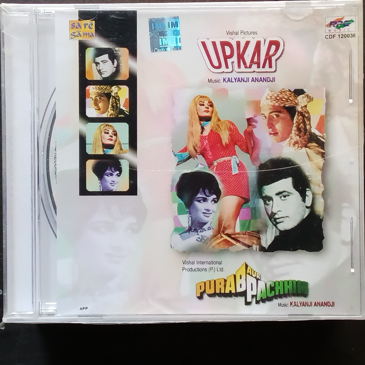 Kalyanji Anandji  - Upkar + Purab Pachhim (CD)