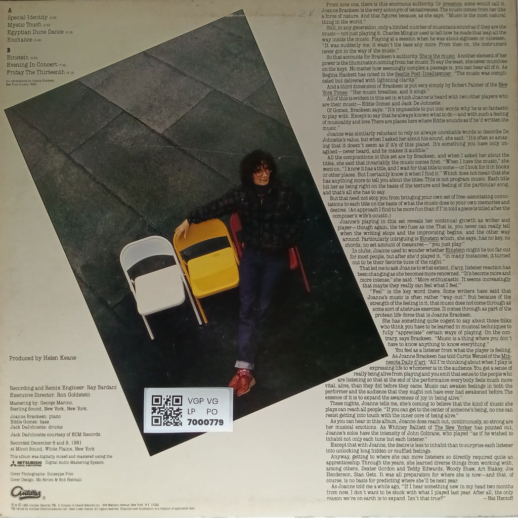 Joanne Brackeen, Eddie Gomez, Jack DeJohnette - Special Identity (Vinyl)