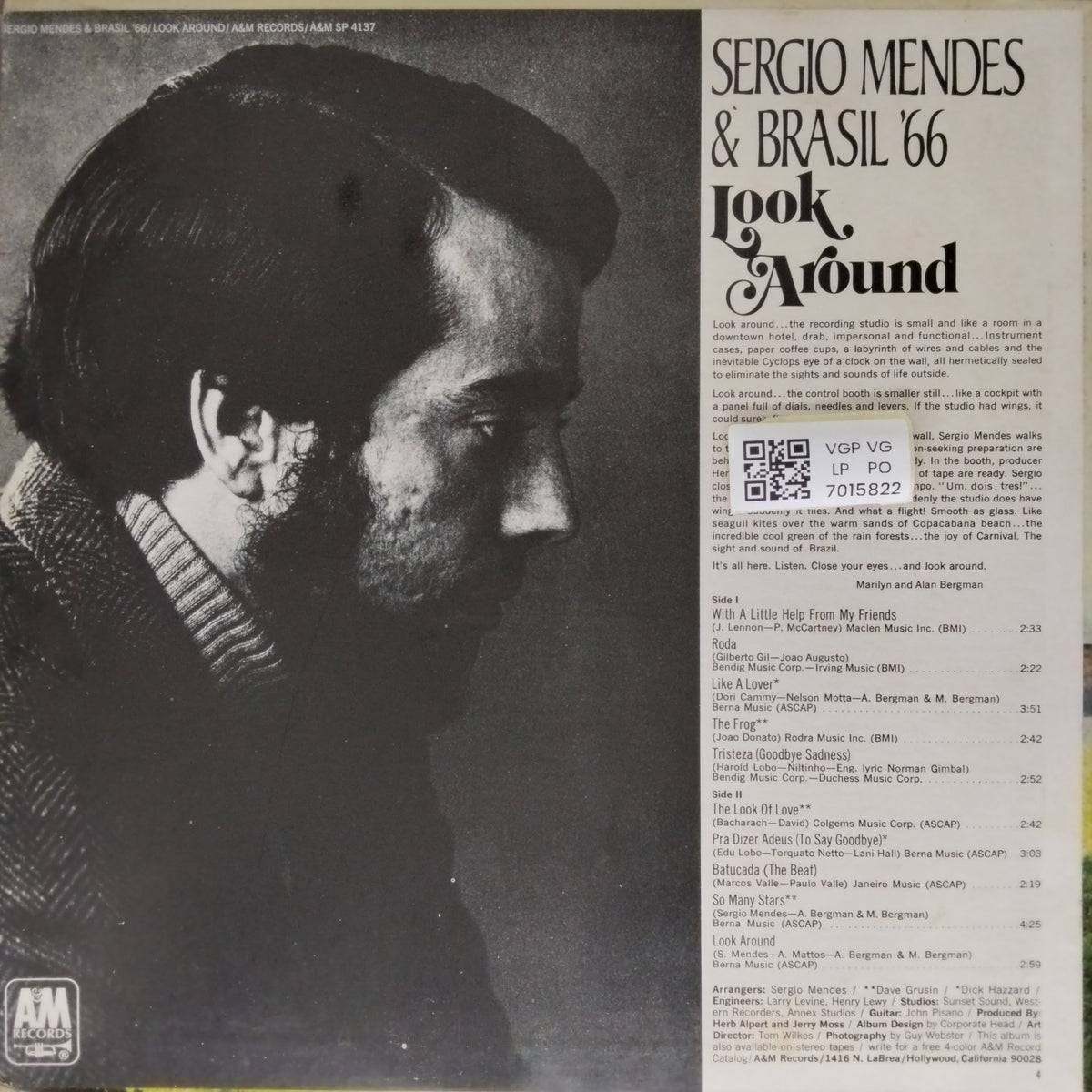 Sergio Mendes & Brasil '66 - Look Around (Vinyl)