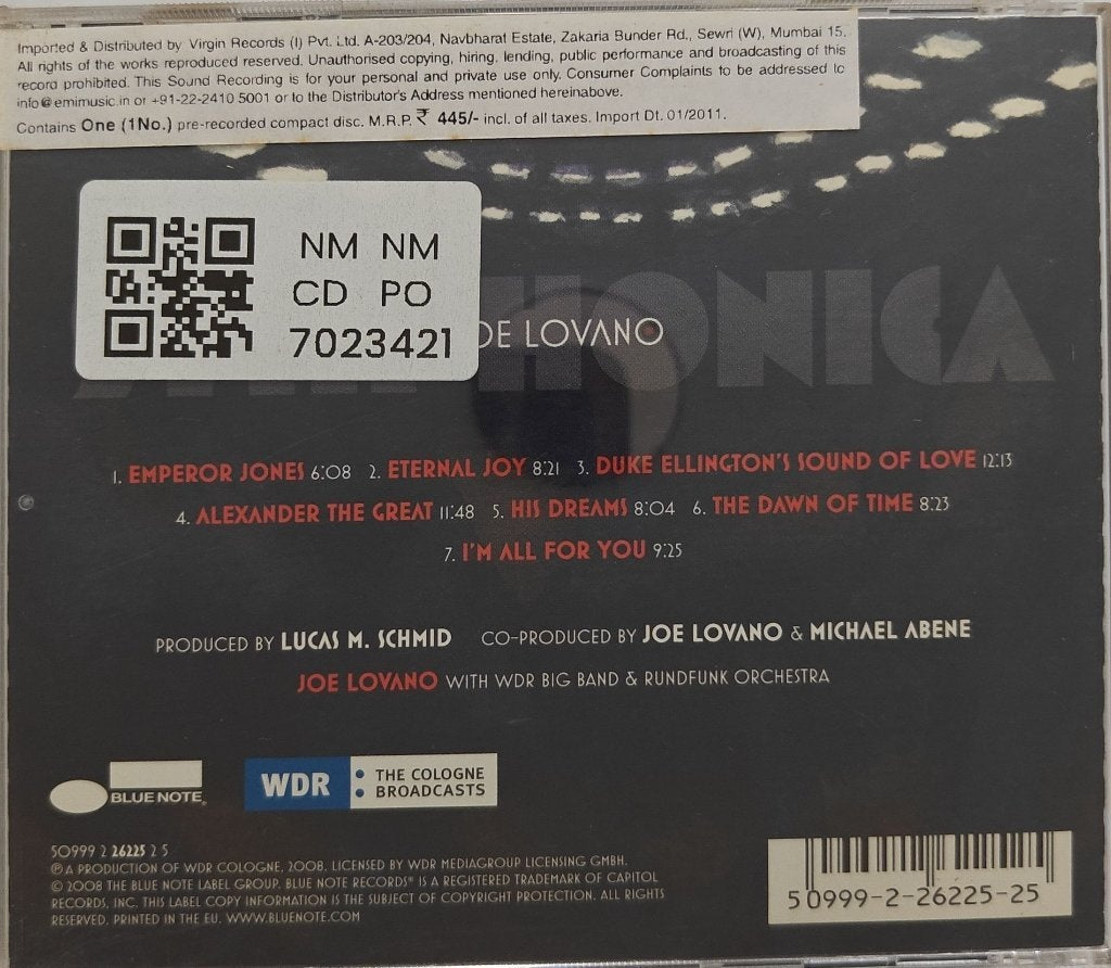 Joe Lovano - Symphonica (CD)