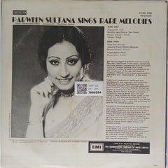 Parween Sultana - Parween Sultana Sings Rare Melodies (Vinyl)