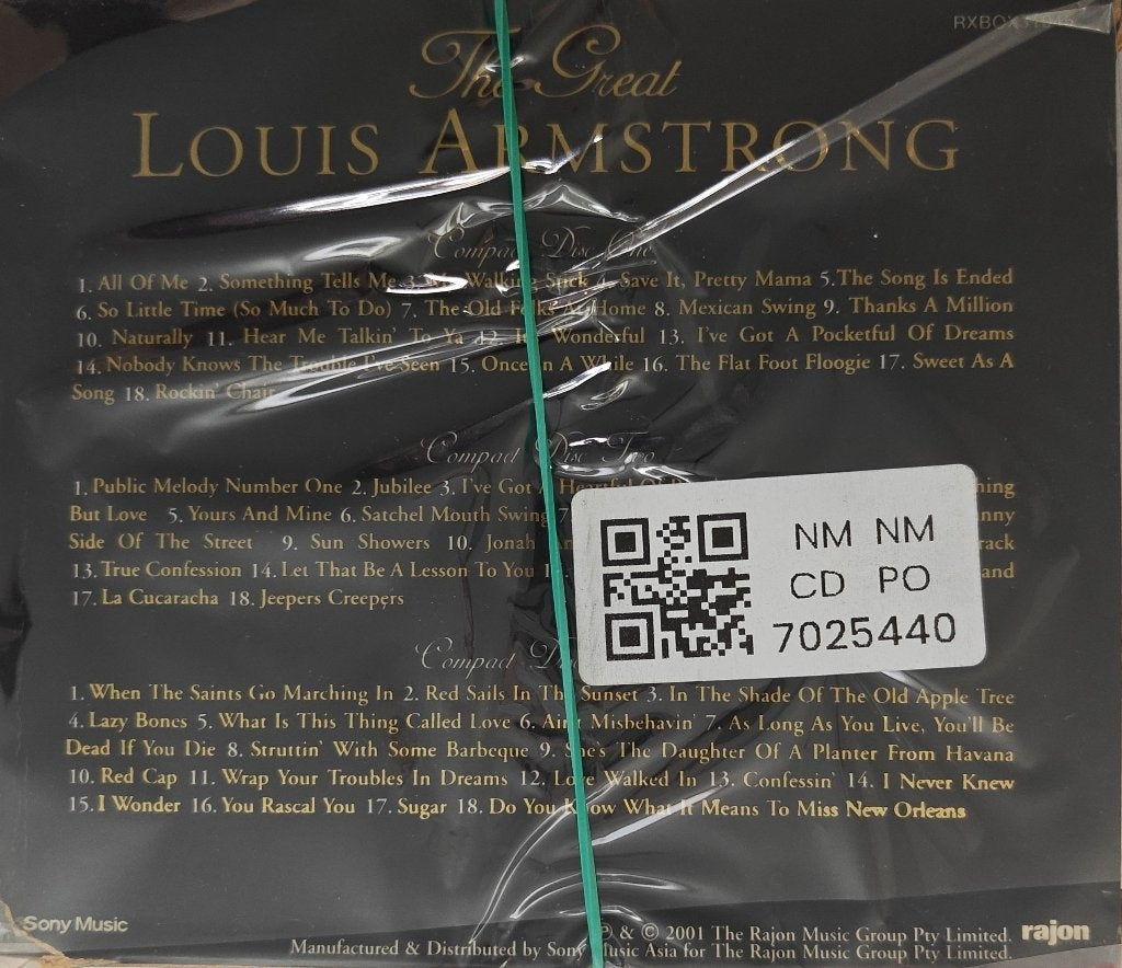 Louis Armstrong - The Great Louis Armstrong (CD) (3)