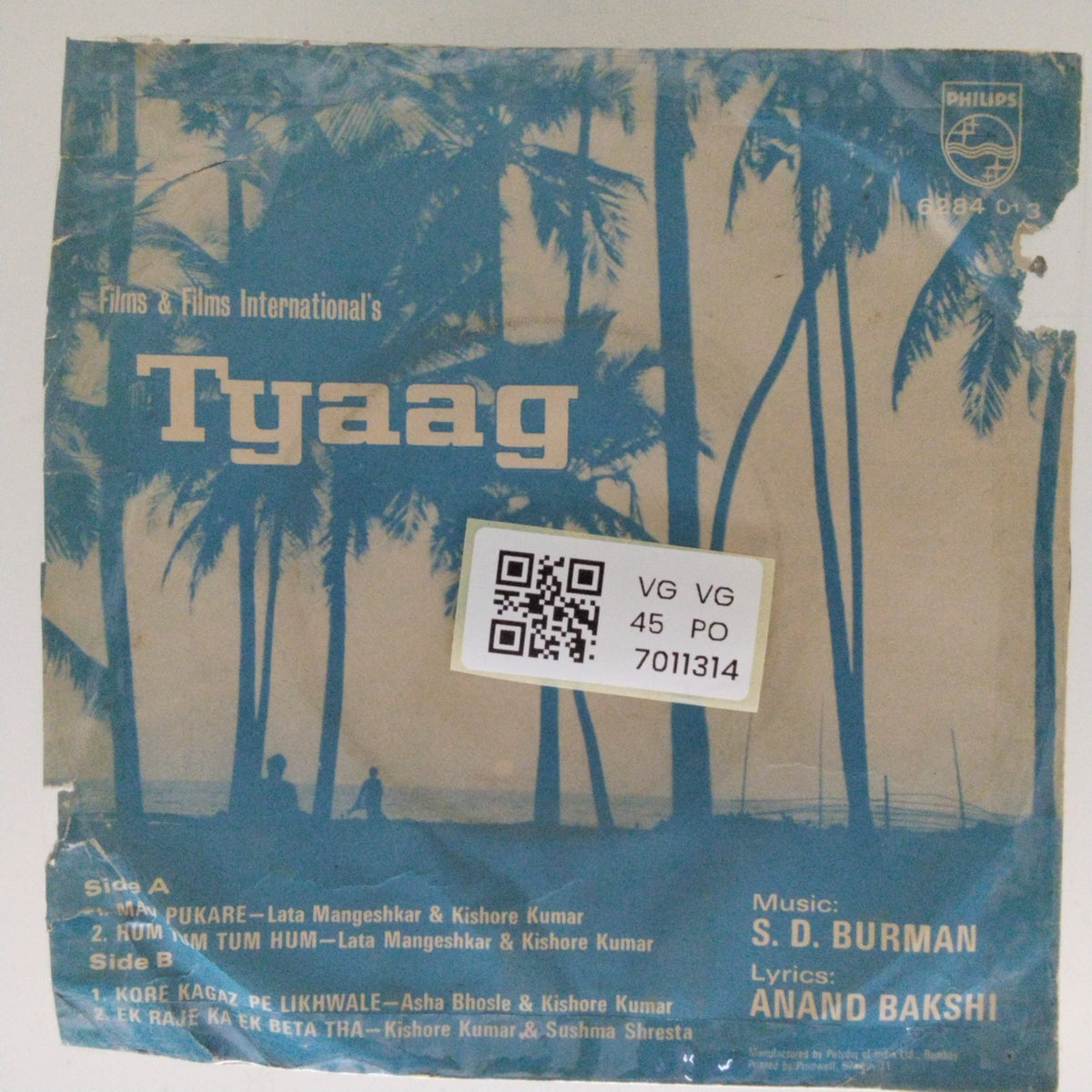 S. D. Burman - Tyaag (45-RPM)