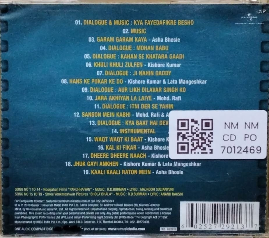 R.D. Burman - Parchhaiyan / Bhola Bhala (CD)