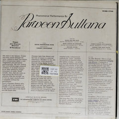 Parveen Sultana - Phenomenal Performance By Parveen Sultana (Vinyl)