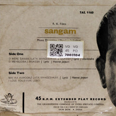 Shankar Jaikishan - Sangam (45-RPM)