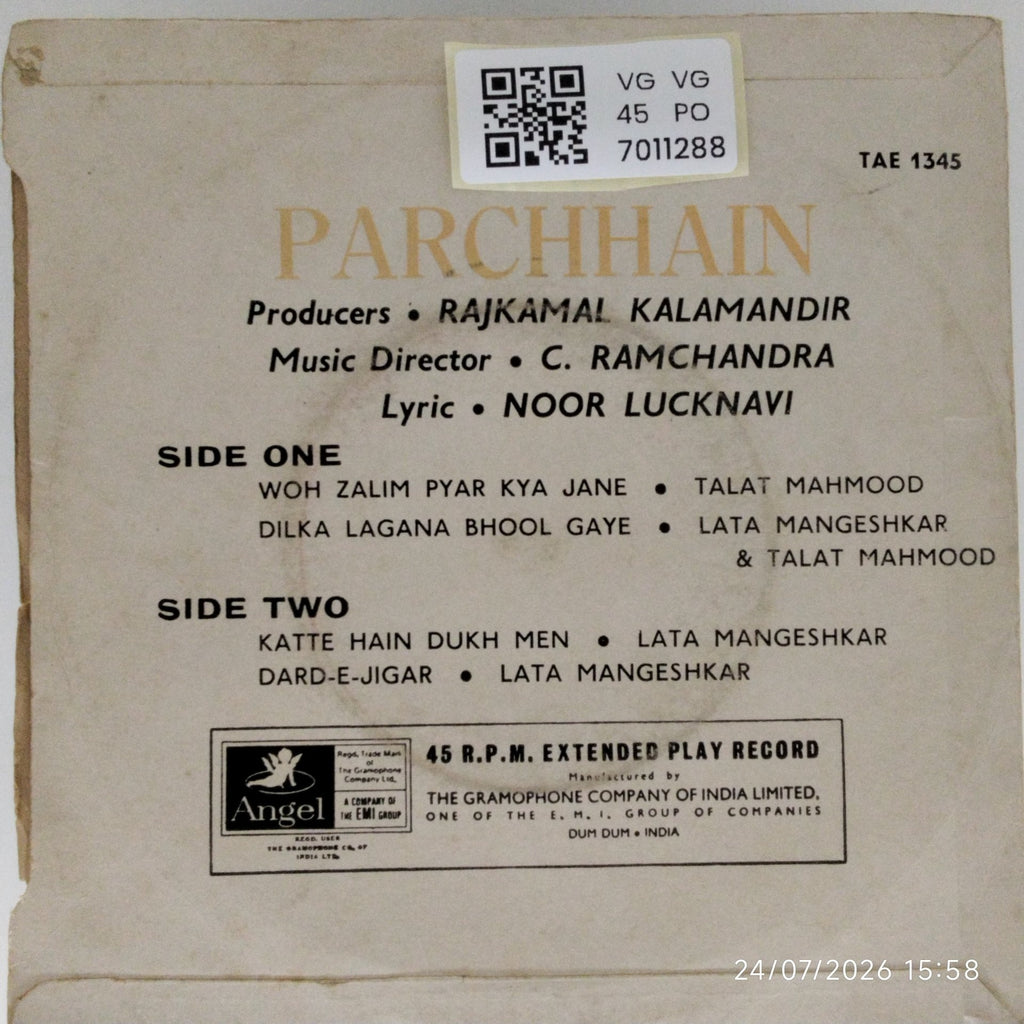 C. Ramchandra - Parchhain (45-RPM)