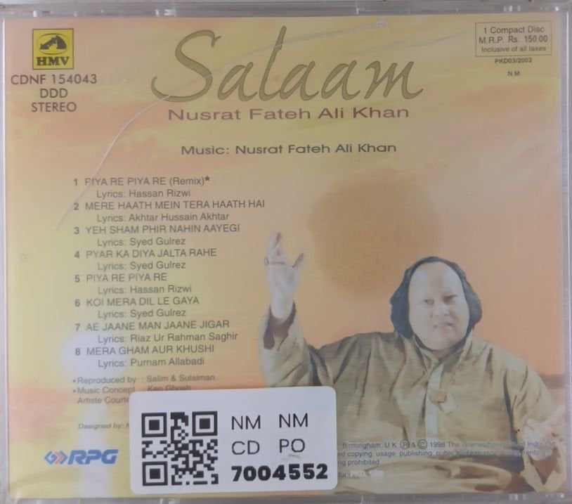 Nusrat Fateh Ali Khan - Salaam (CD)