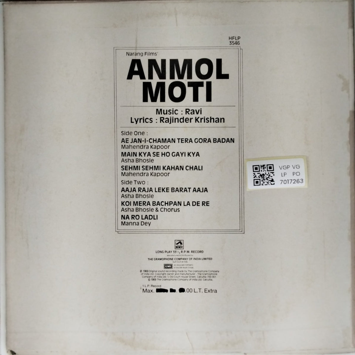 Ravi - Anmol Moti (Vinyl)