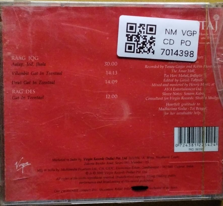 Pandit Vishwamohan Bhatt - Swar Shikhar - The Taj Heritage Series, Live in Jodhpur (CD)