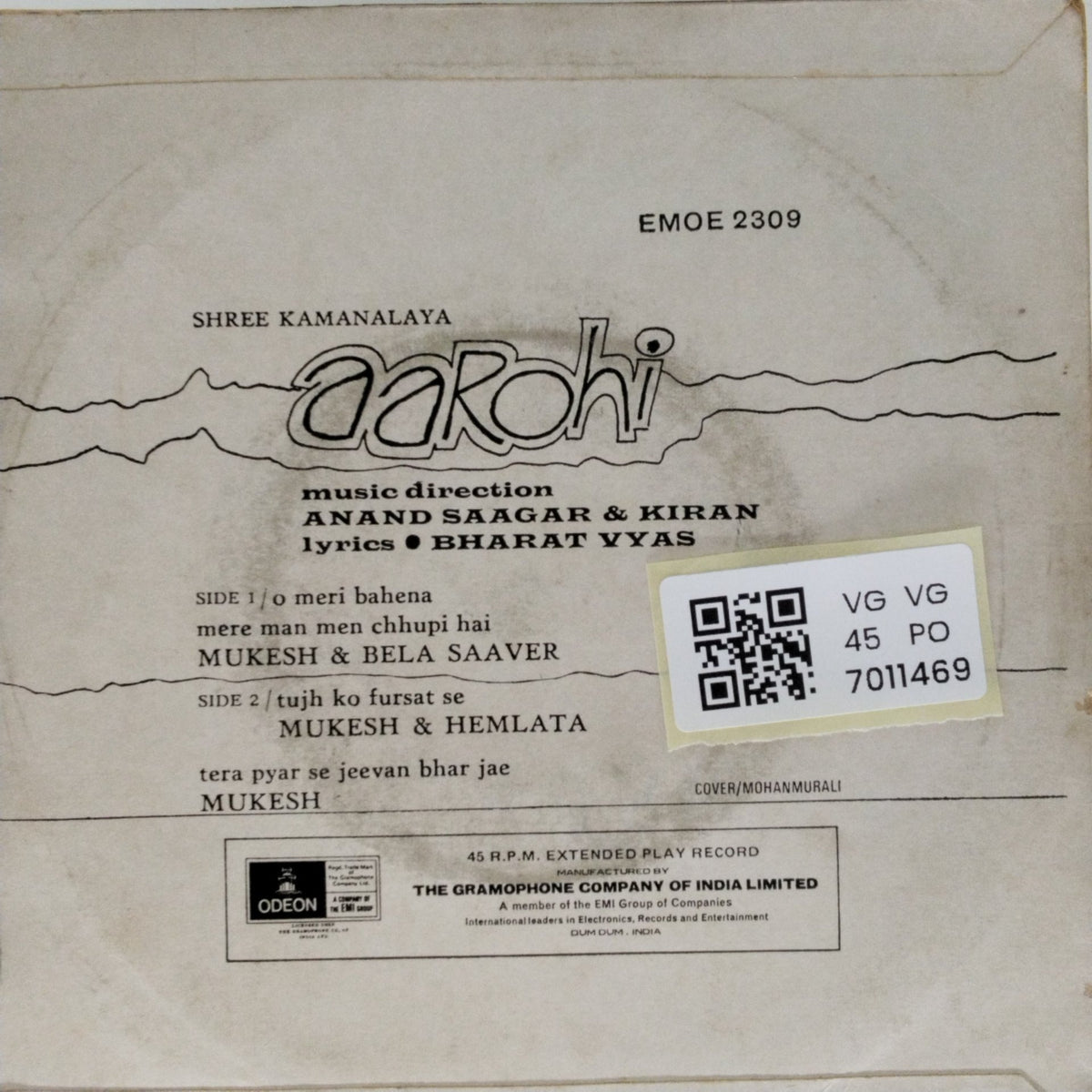 Anand Saagar, Kiran - Aarohi (45-RPM)