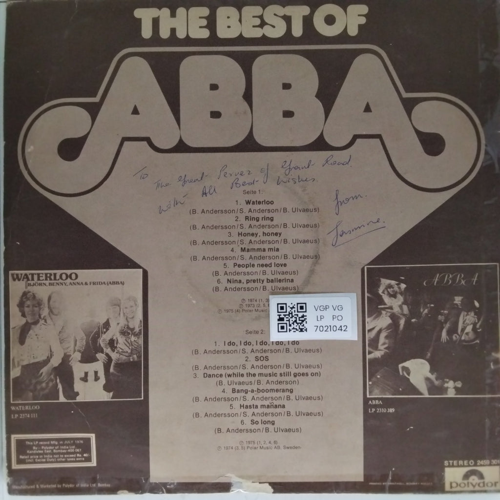 ABBA - The Best of ABBA (Vinyl)