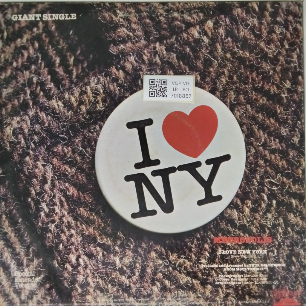 Metropolis - I Love New York (Vinyl)